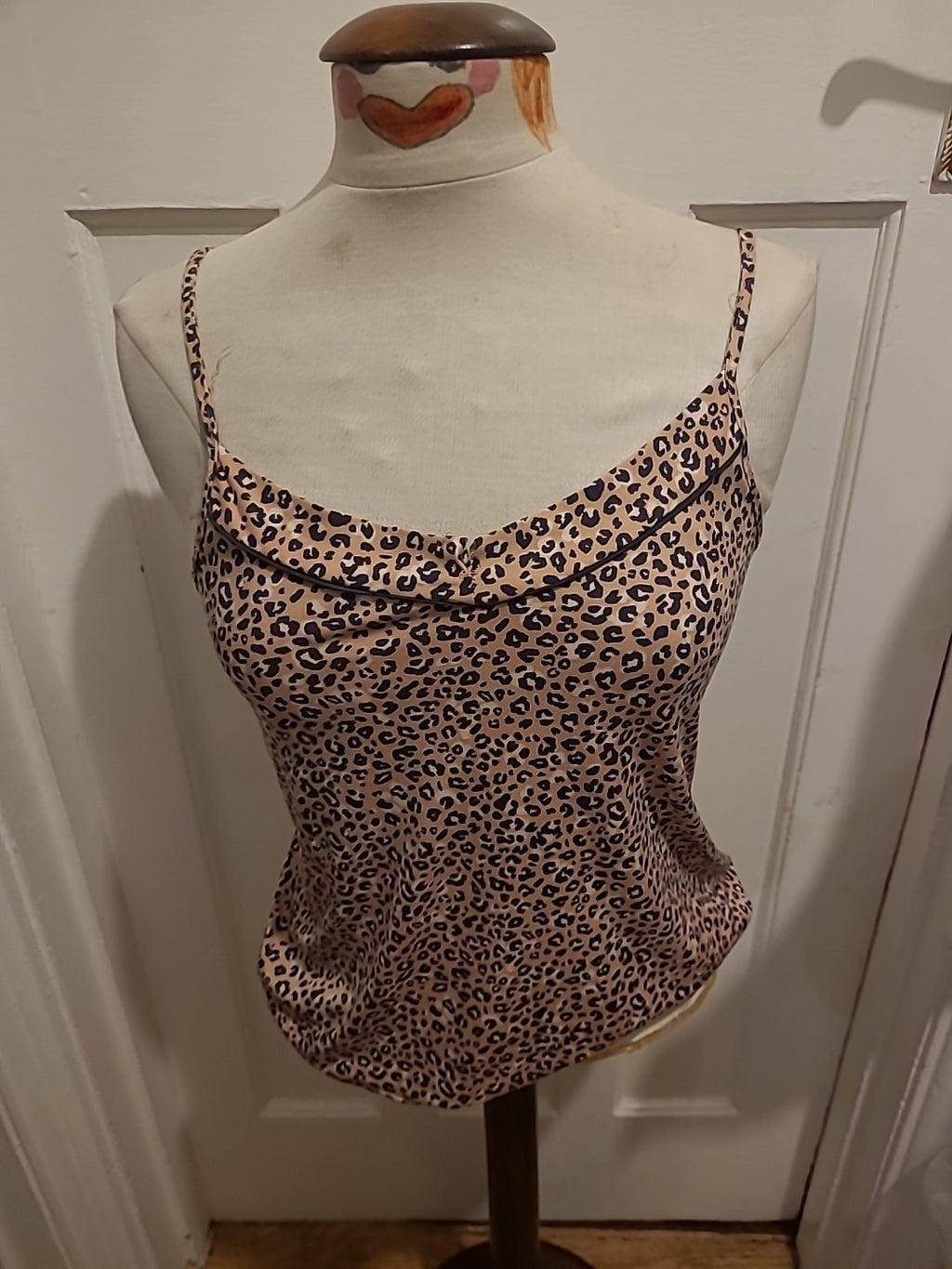 Ladies Primark Size 6-8 Leopard Print Sleeveless Cami