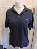 Lacoste Size 4 Navy Short Sleeve Polo