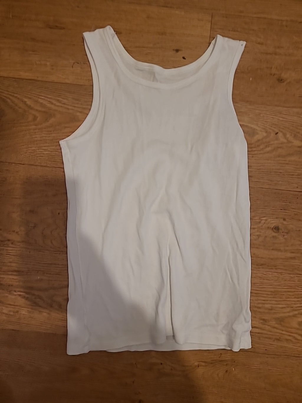 Boys White Vest 11-12 Years F&F