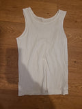 Boys White Vest 11-12 Years F&F