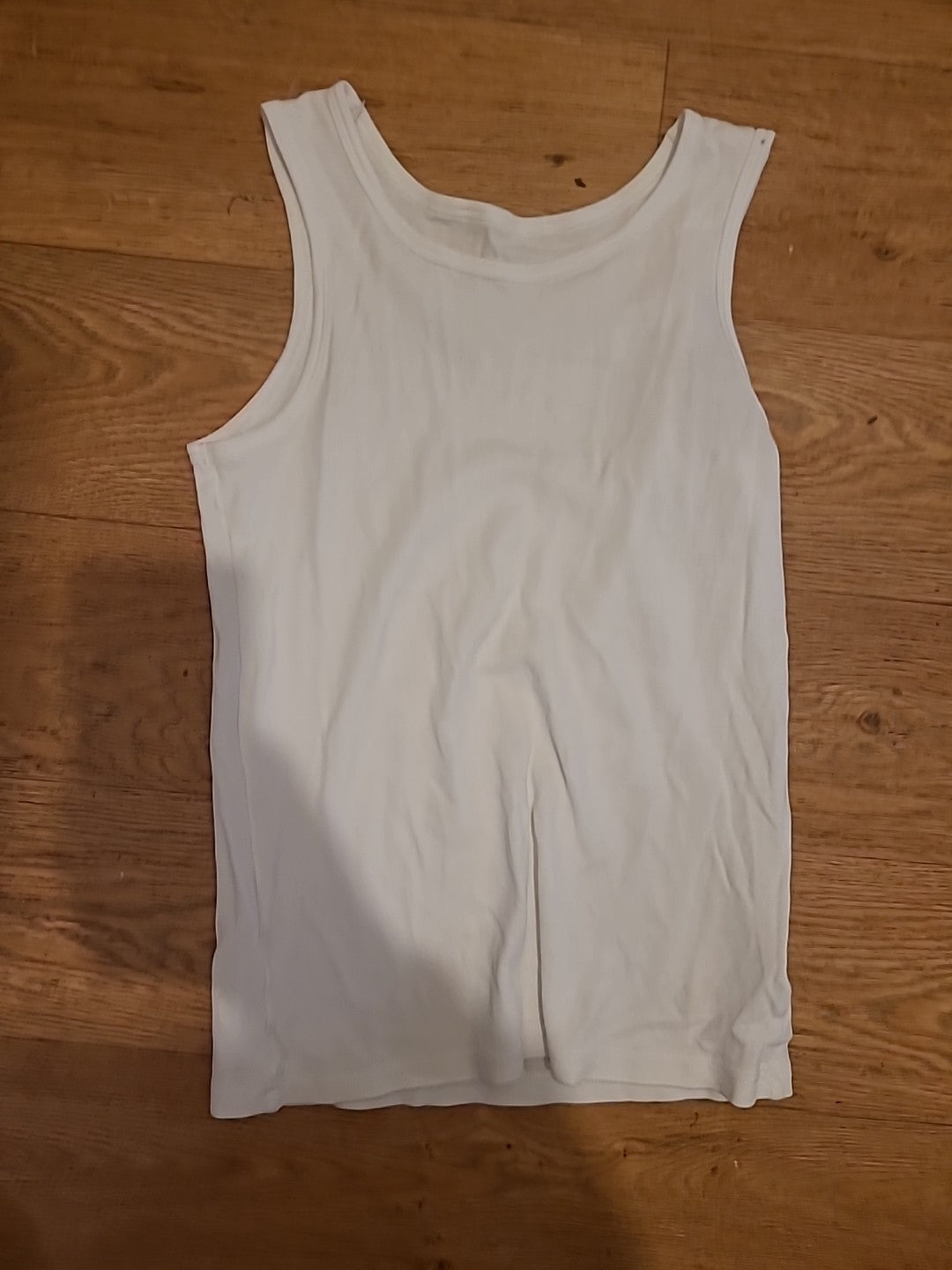 Boys White Vest 11-12 Years F&F