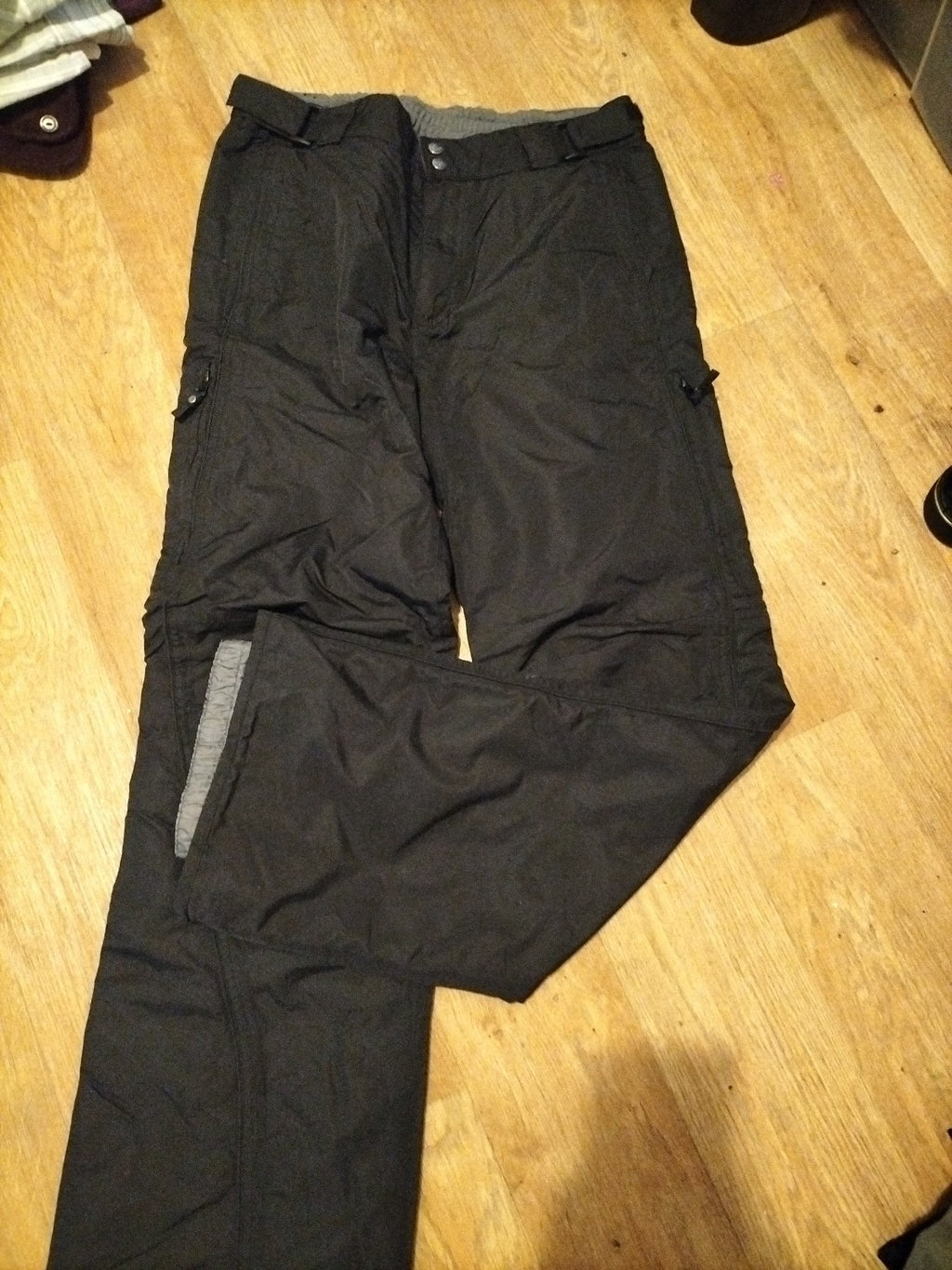 Ladies Surfanic Size Large Black Elasticated Snow Trousers