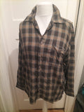 Mens Folio Size XL Grey Toned Long Sleeved Shirt