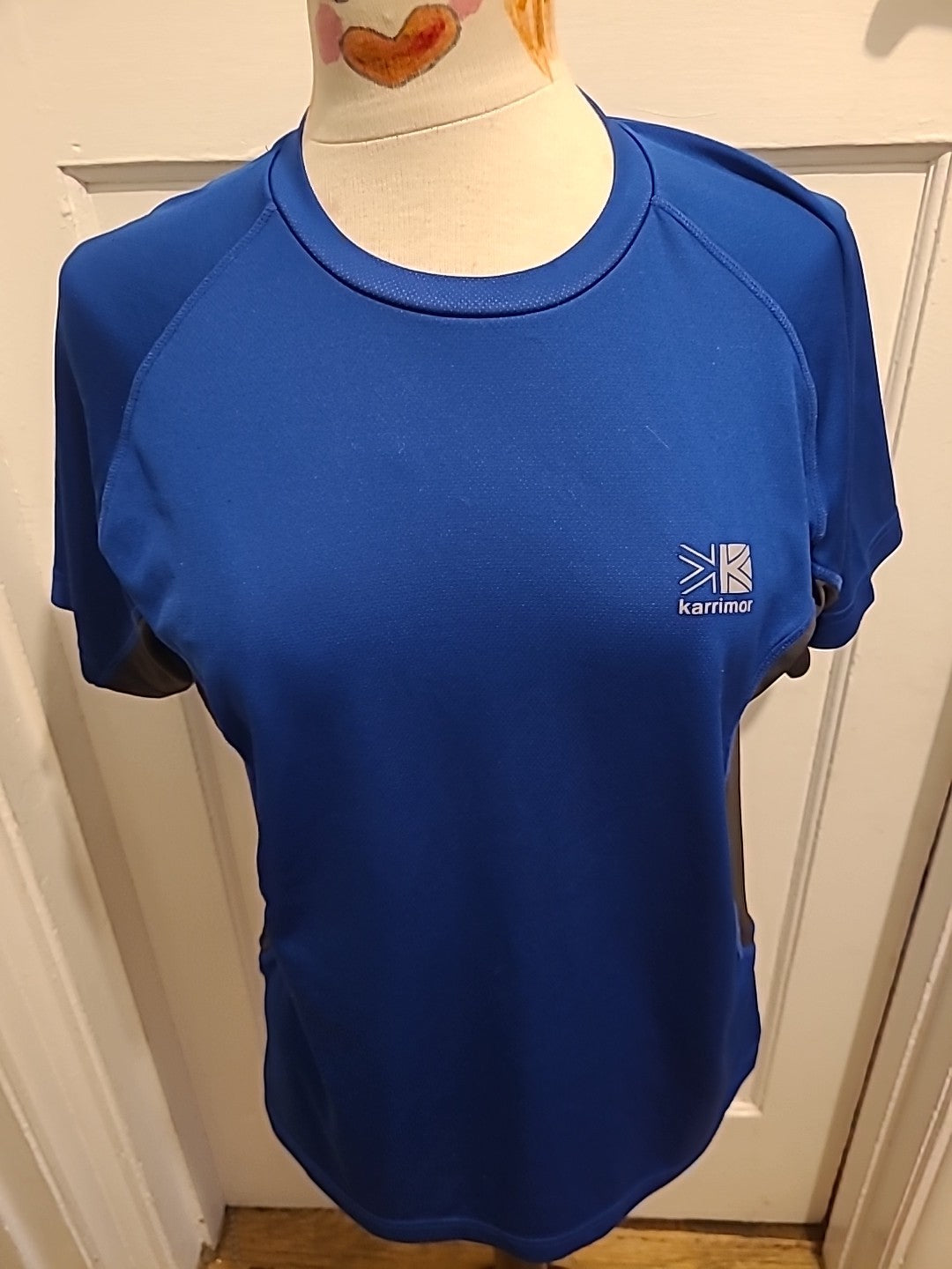 Mens Karrimor Size Medium Blue Short Sleeved Tshirt