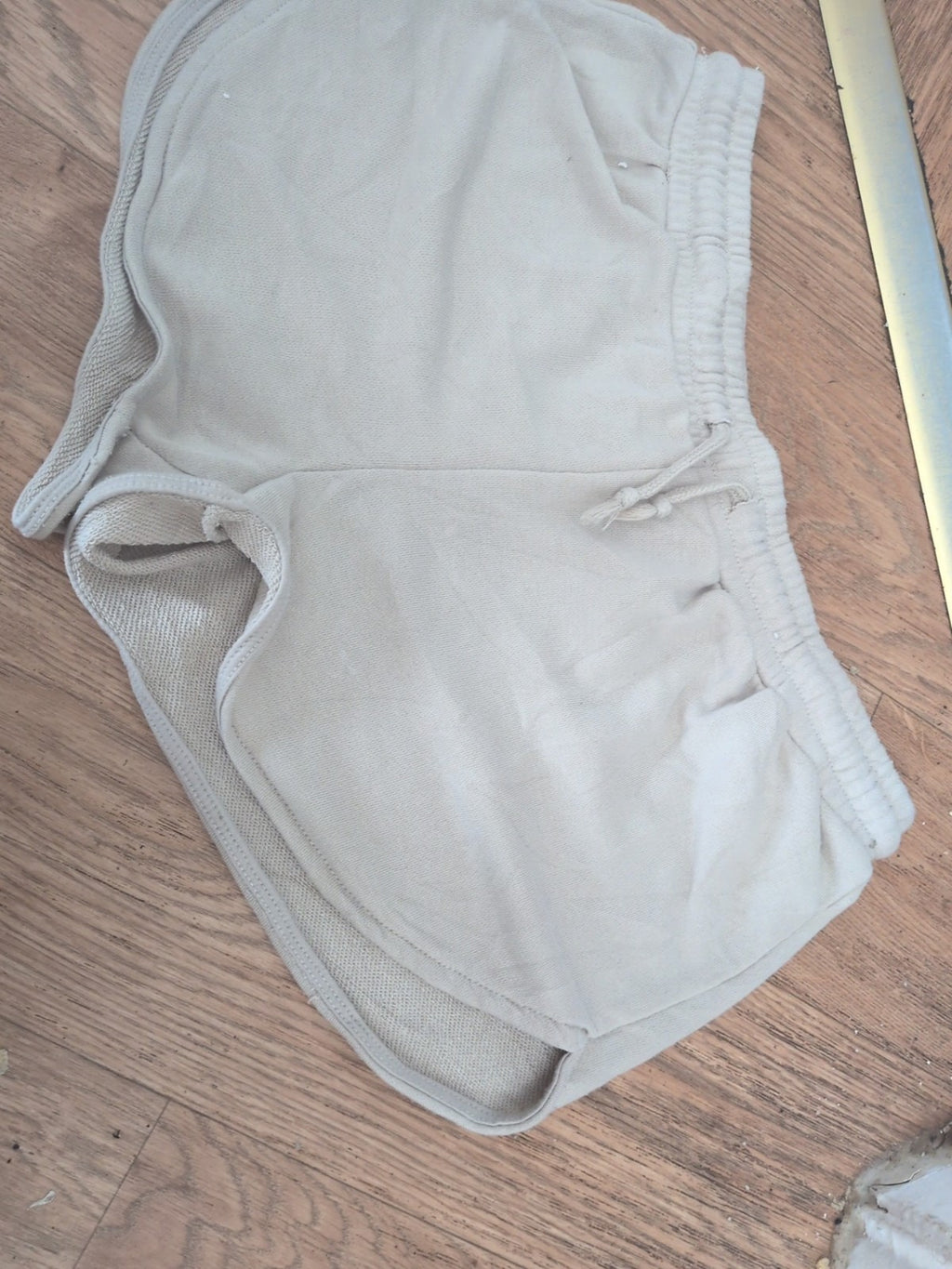 Primark Small 10-12 Stone Beige Hot Pants