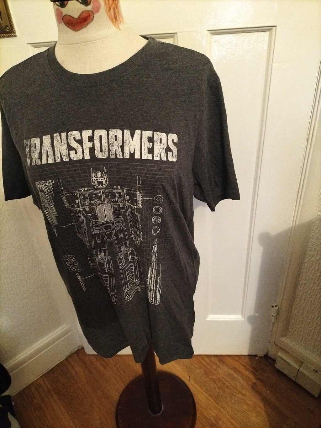 Mens Transformers Size Small Grey Short Sleeved Tshirt