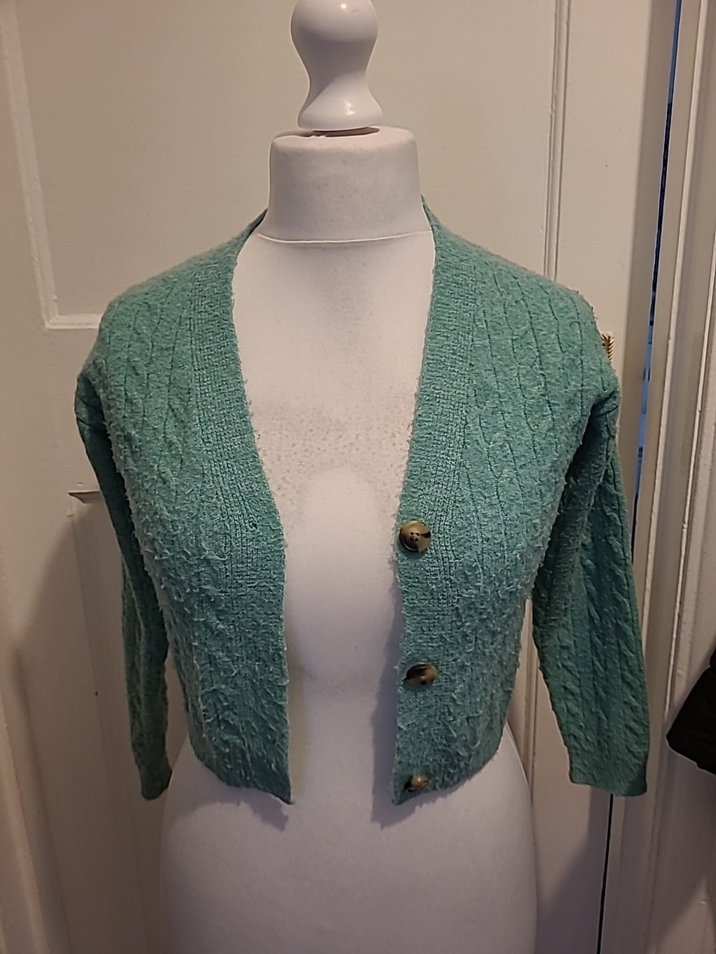 Girls Primark Age 10-11 Years Green Cardigan