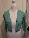 Girls Primark Age 10-11 Years Green Cardigan