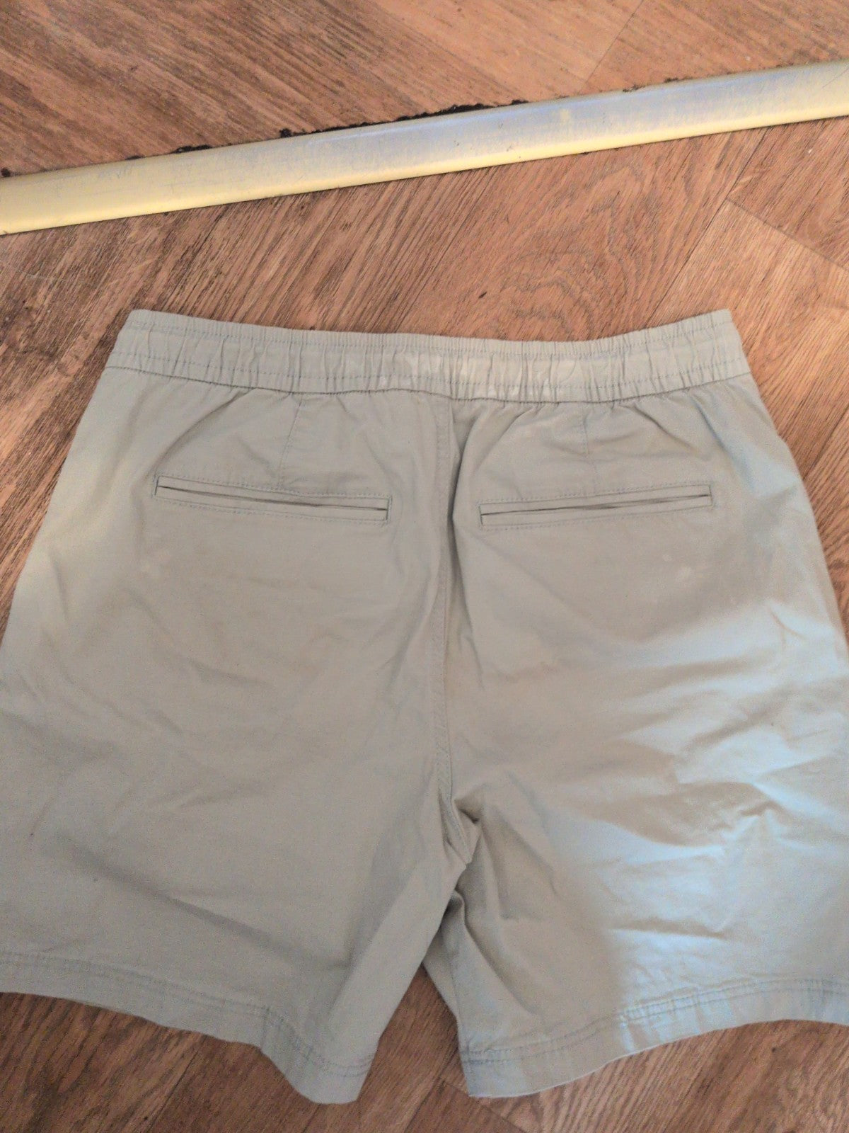 Mens Denim&Co Medium Pale Green Tennis Short Elasticated