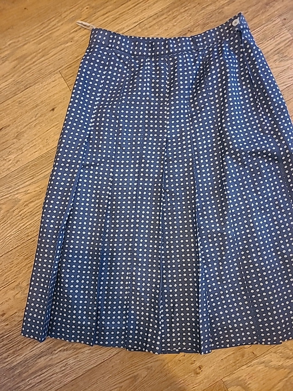 Ladies Miss Unionite Size Euro 38 Polkadot Lined Skirt