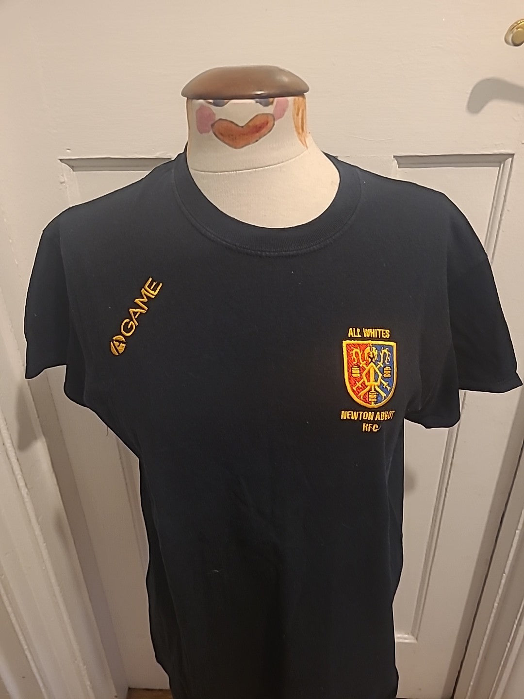 Mens Gildan Size Medium "Newton Abbot RFC" Black Tshirt
