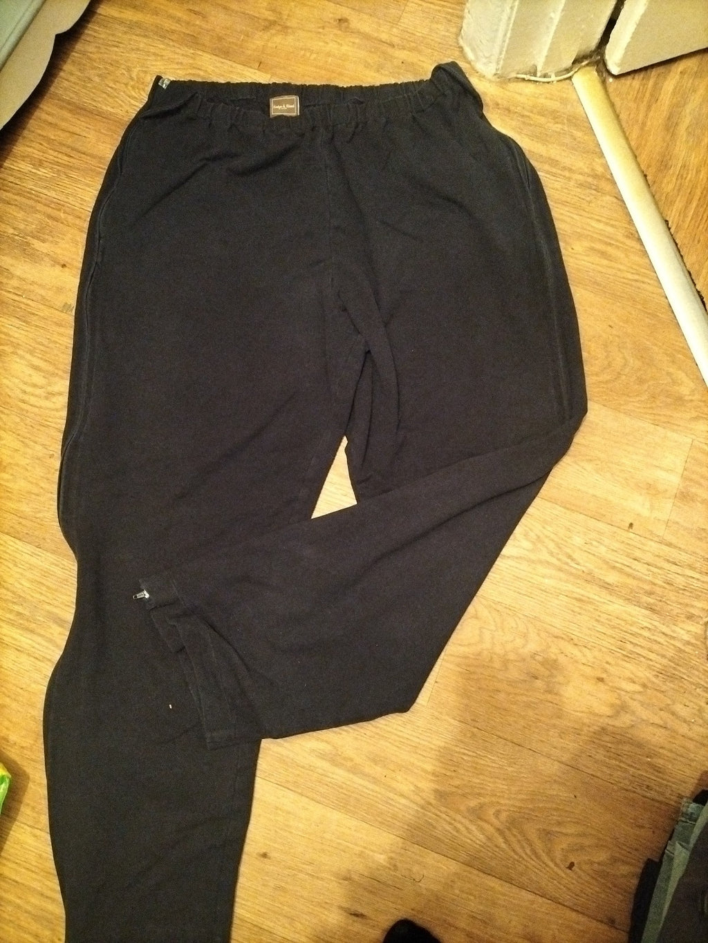 Ladies Evelyn & Wood Size 2XL Navy Elasticated Joggers
