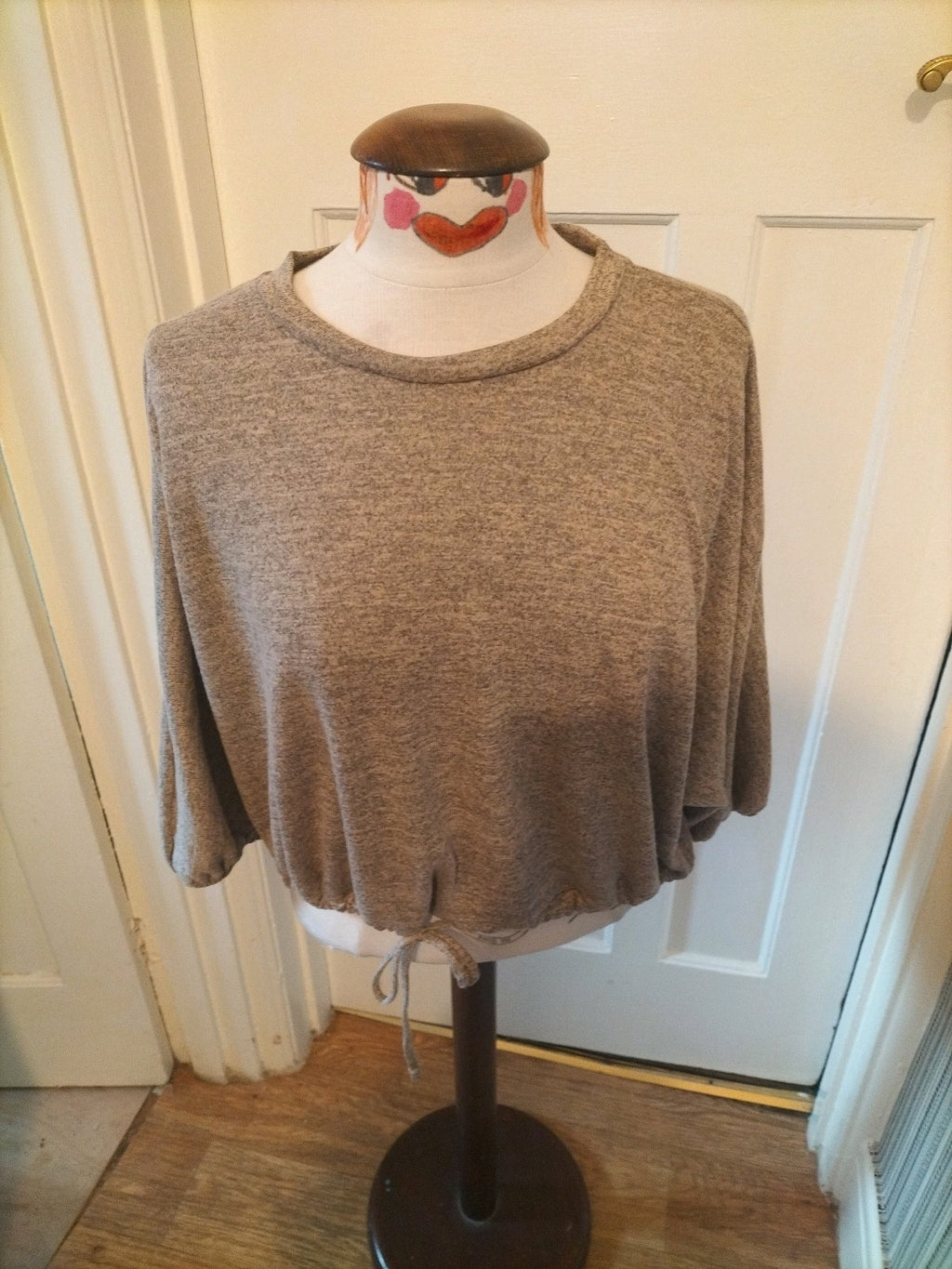 Ladies George Small Stone Coloured Long Sleeve Top