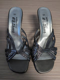 Zodiaco EU 36 Silver Strappy Heels