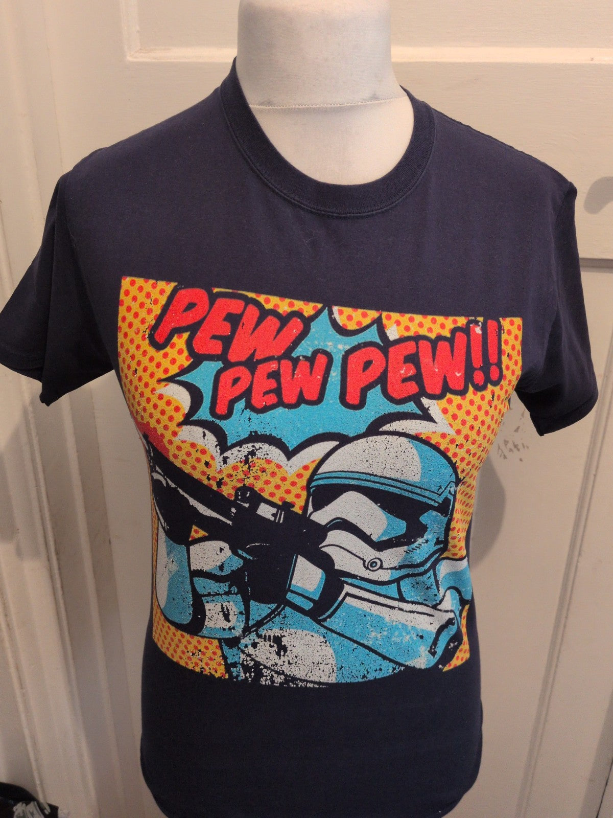 Hanes Small Navy Stormtrooper T-shirt Short Sleeve