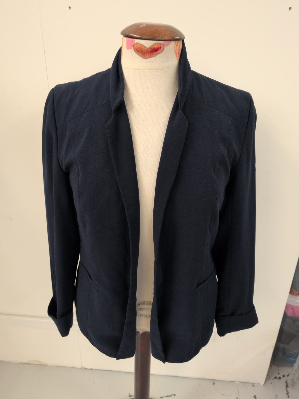 Primark 8 Navy Lined Unpadded Blazer