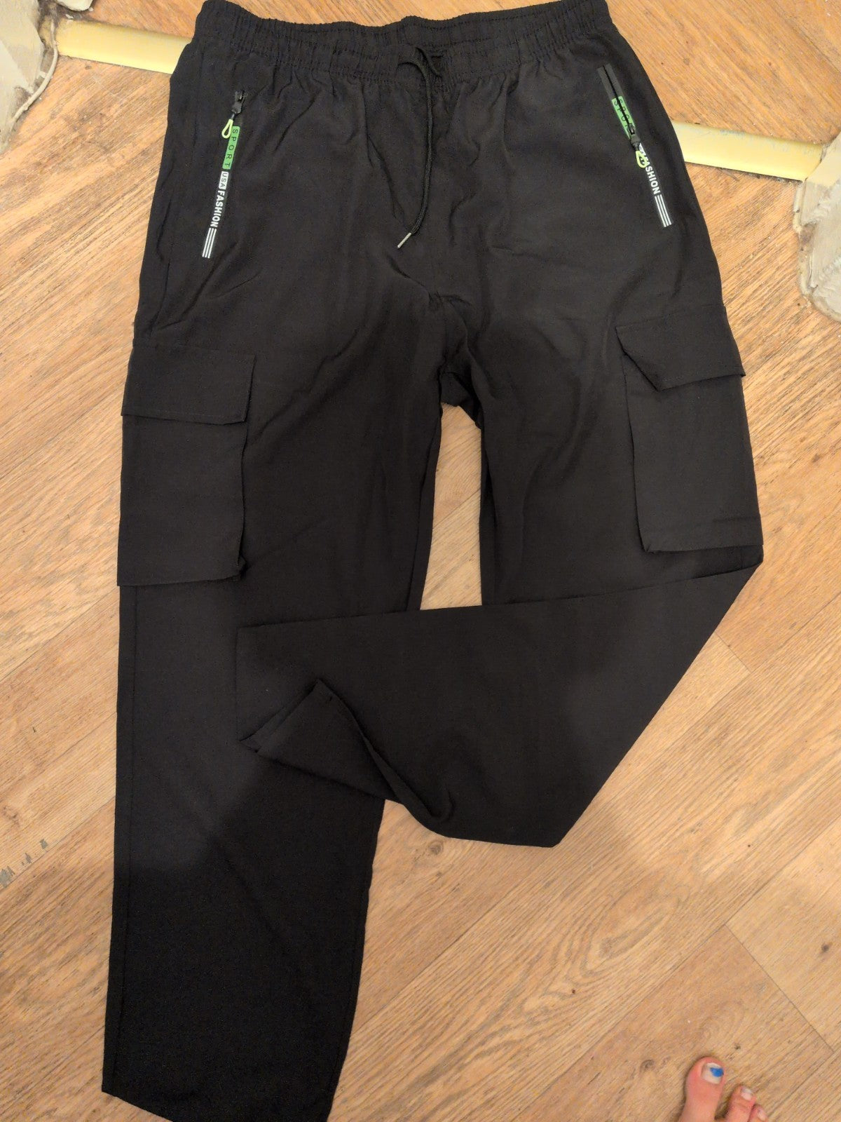 Brand New XL Navy Track Pants Sport Cargo