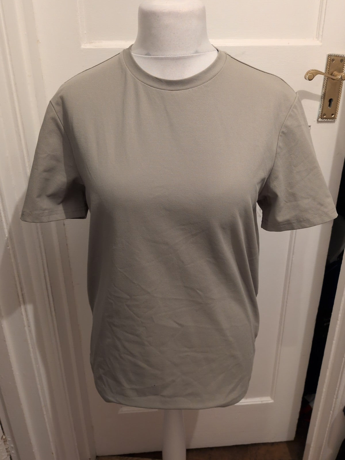 Manfinity Medium Sage Green Short Sleeve T-shirt
