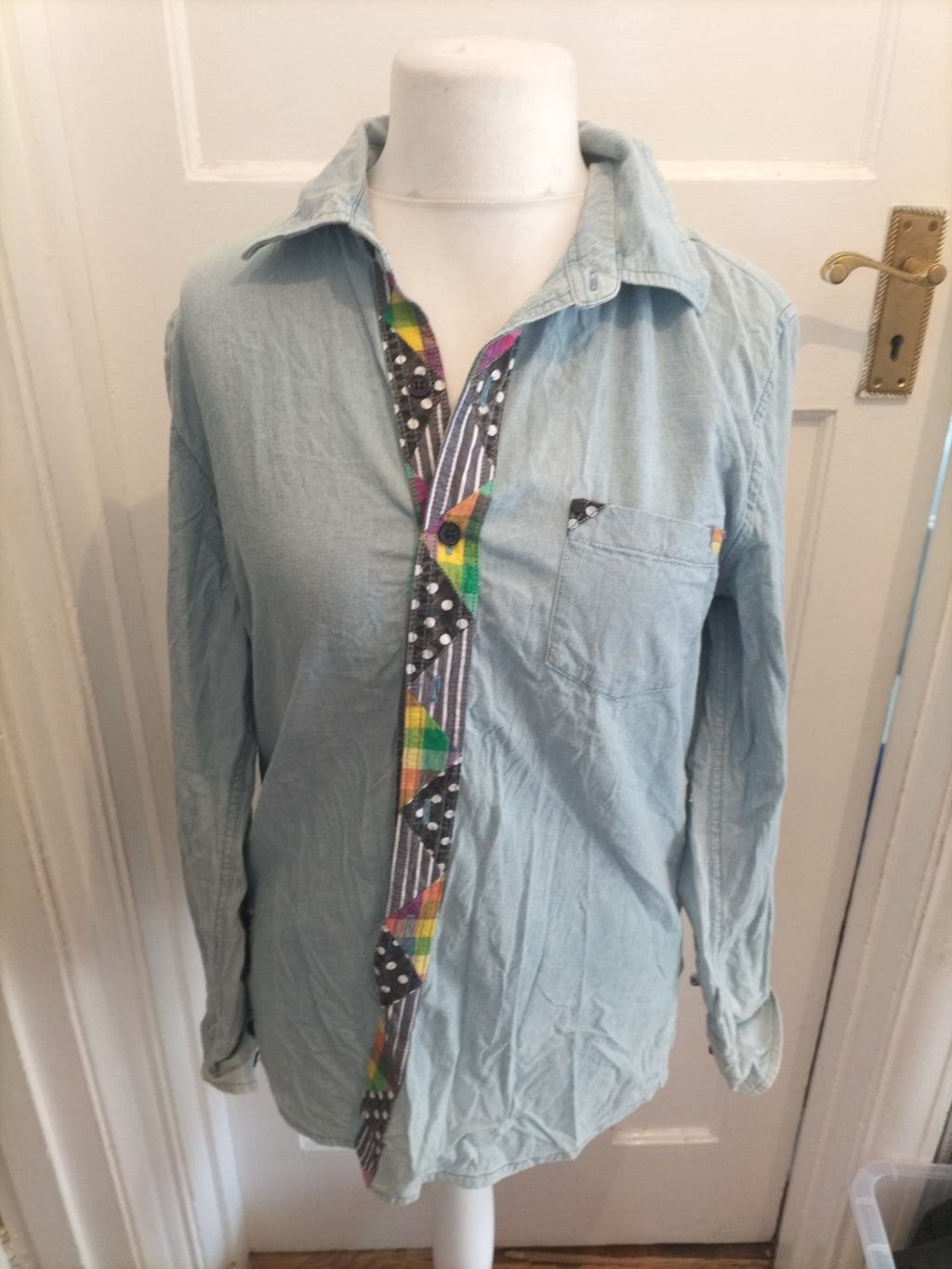 Rhythm Medium Denim Colour Long Sleeve Shirt