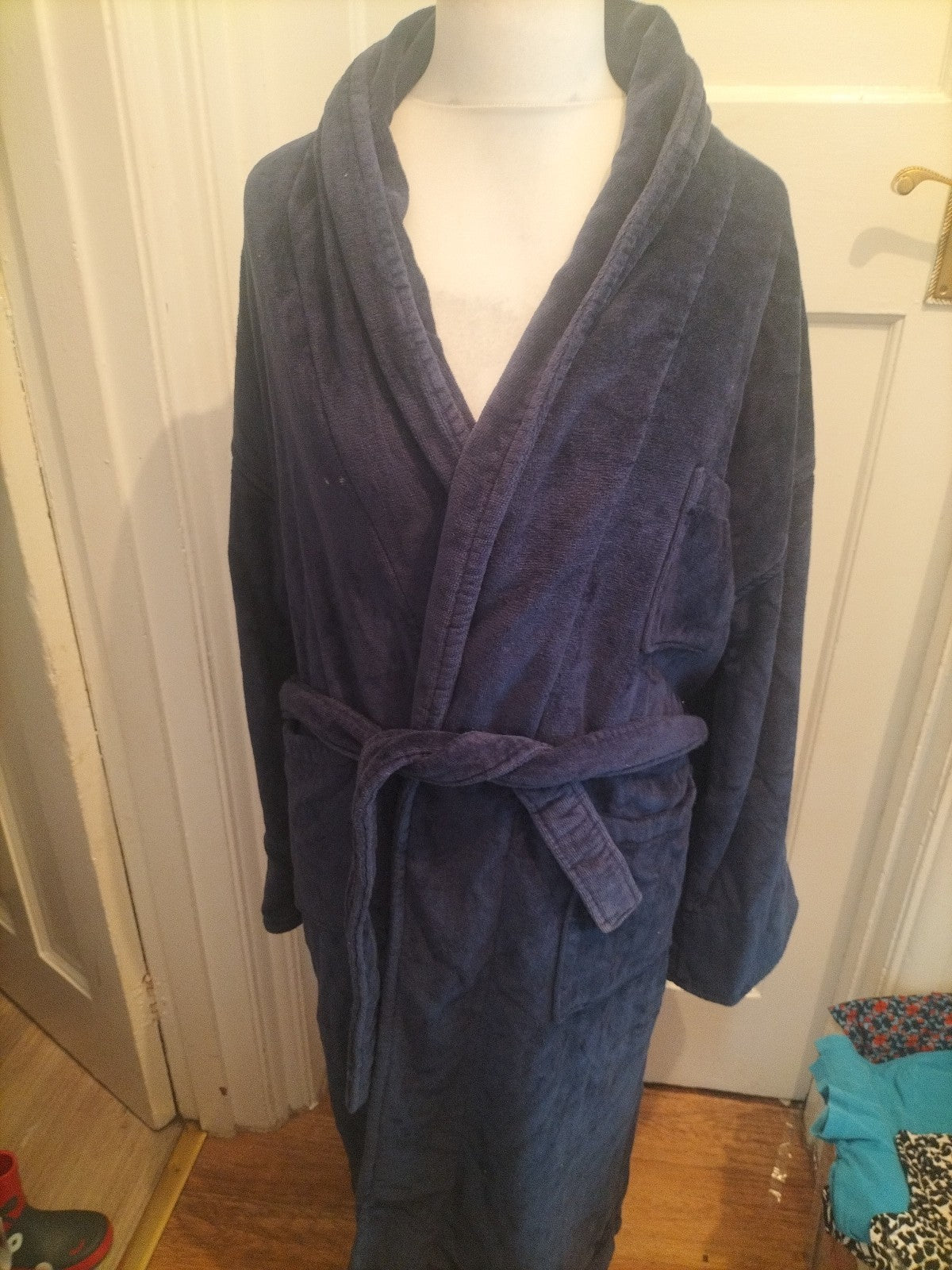 BHS Medium Navy Quite Heavy Dressing Gown