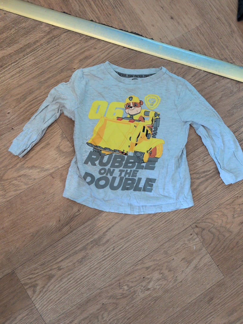 Paw Patrol 2-3 Years Rubble Pyjama Top