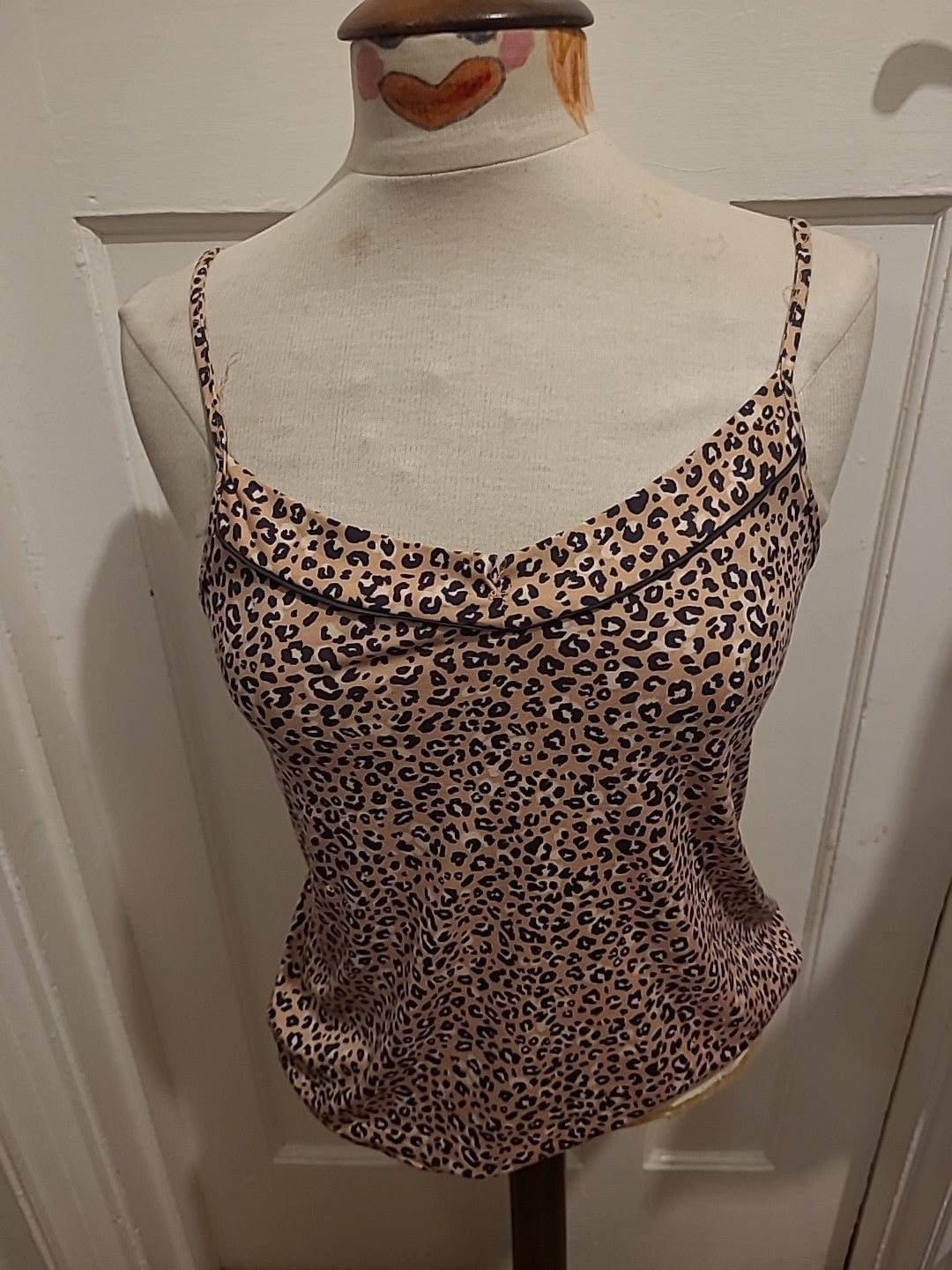 Ladies Primark Size 6-8 Leopard Print Sleeveless Cami