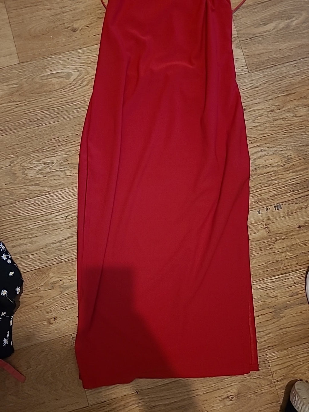 Ladies New Look Size 10 Red Sleeveless Pencil Dress