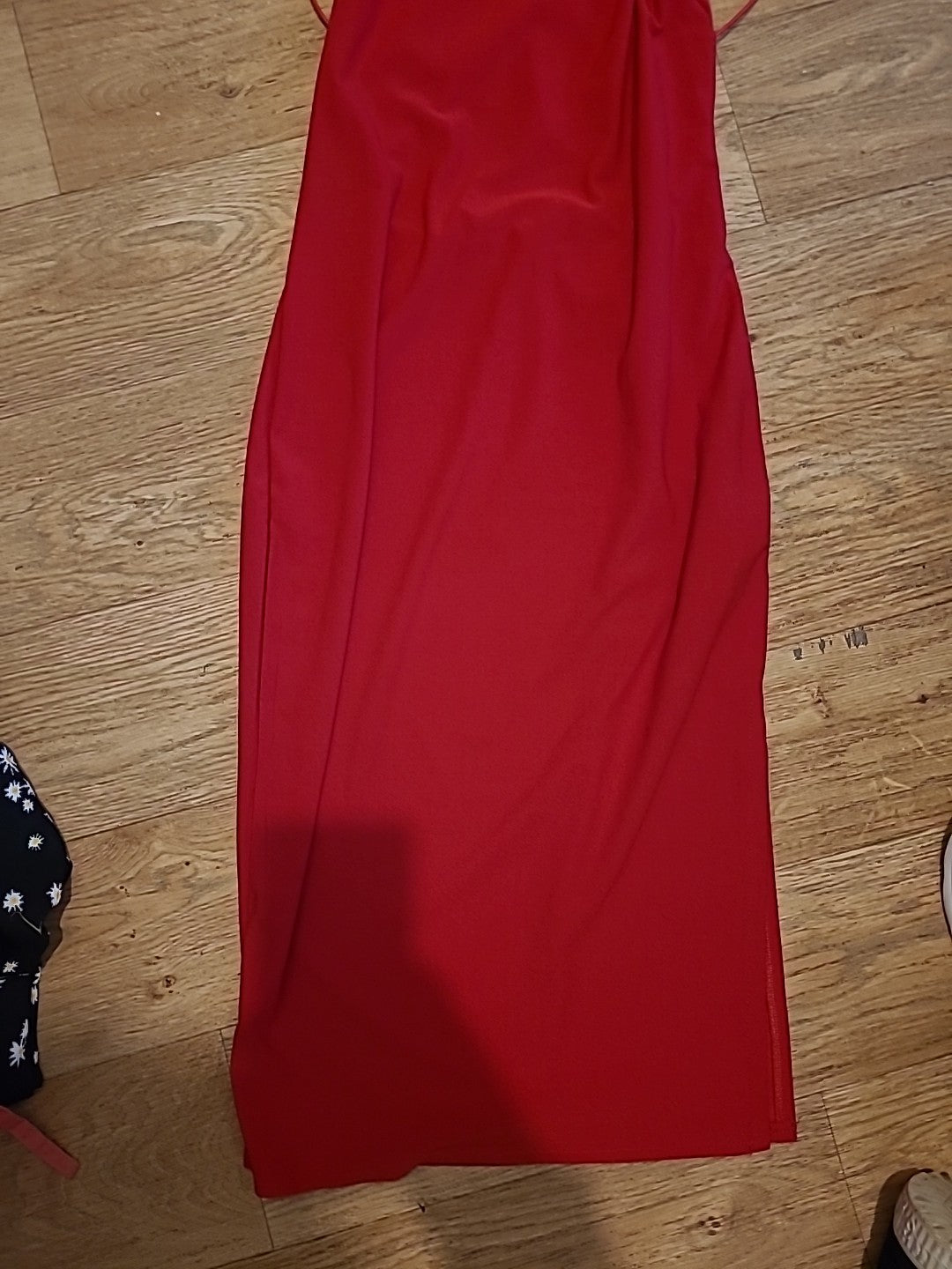 Ladies New Look Size 10 Red Sleeveless Pencil Dress