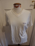Mens Ben Sherman Size Medium White Tshirt
