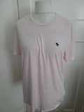 Mens Abercrombie&Fitch Size XL Pink Short Sleeved Tshirt Bobbling