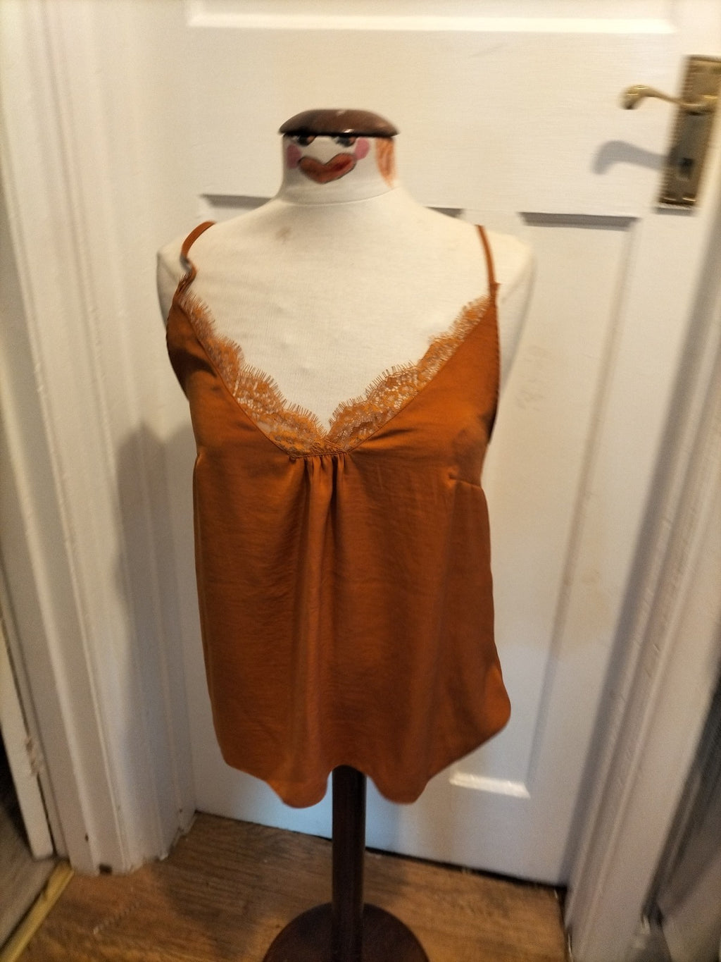 Brand New Ladies Day Dreams Size 12 Brown Sleeveless Night Top
