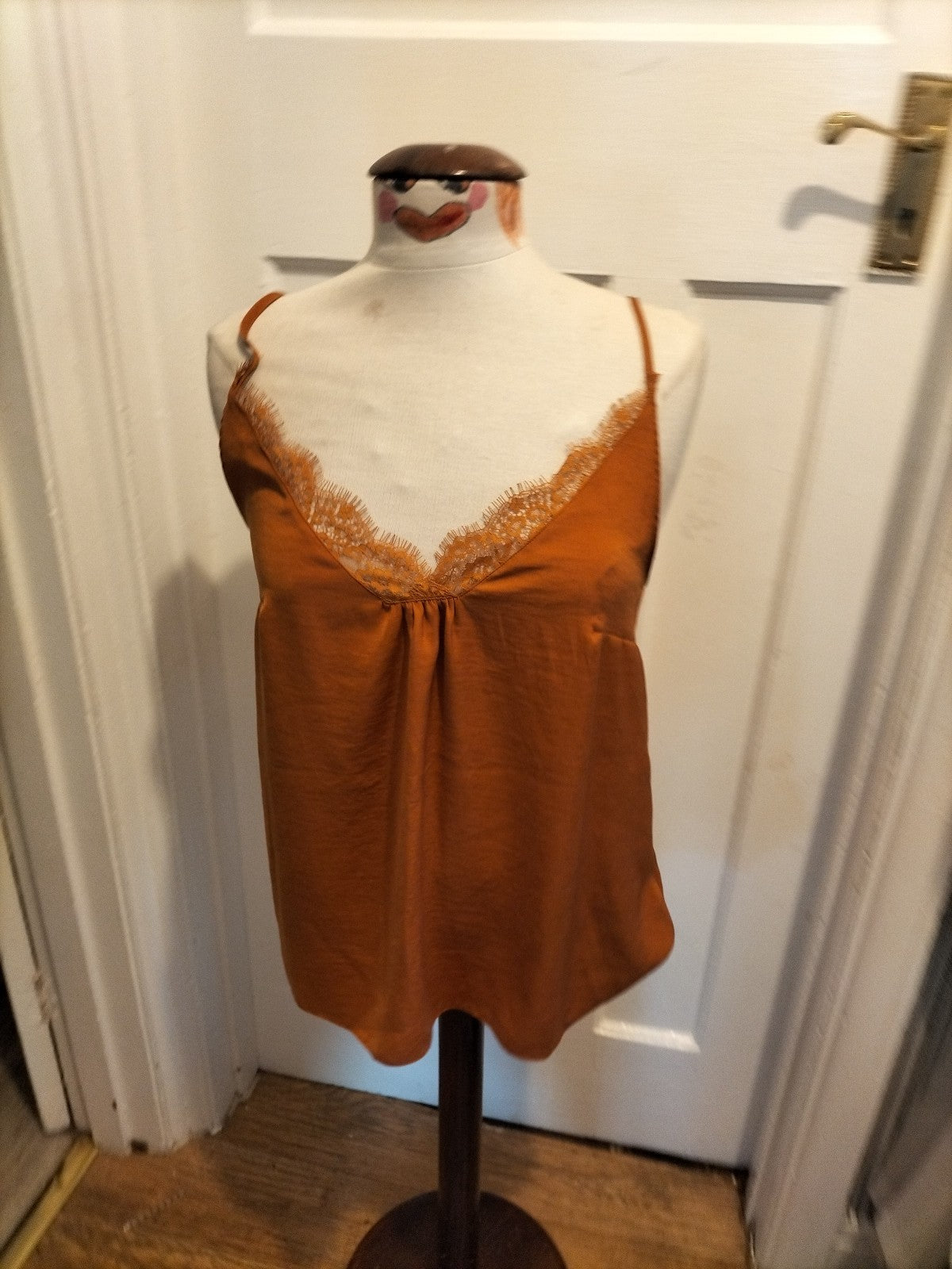 Brand New Ladies Day Dreams Size 12 Brown Sleeveless Night Top