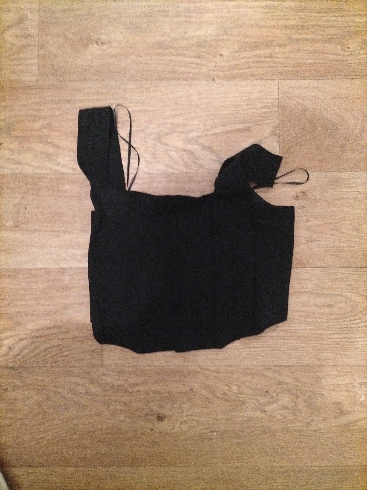 Ladies Primark Size M Black Sleeveless Strappy Boob Tube Style Top