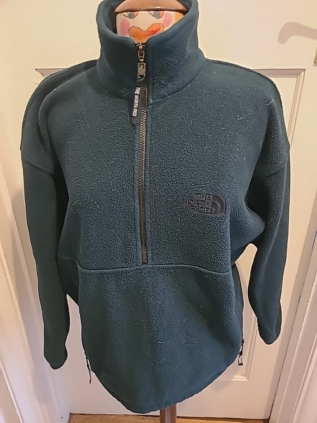 Mens The North Face Size Medium Dark Green Pullover Jumper