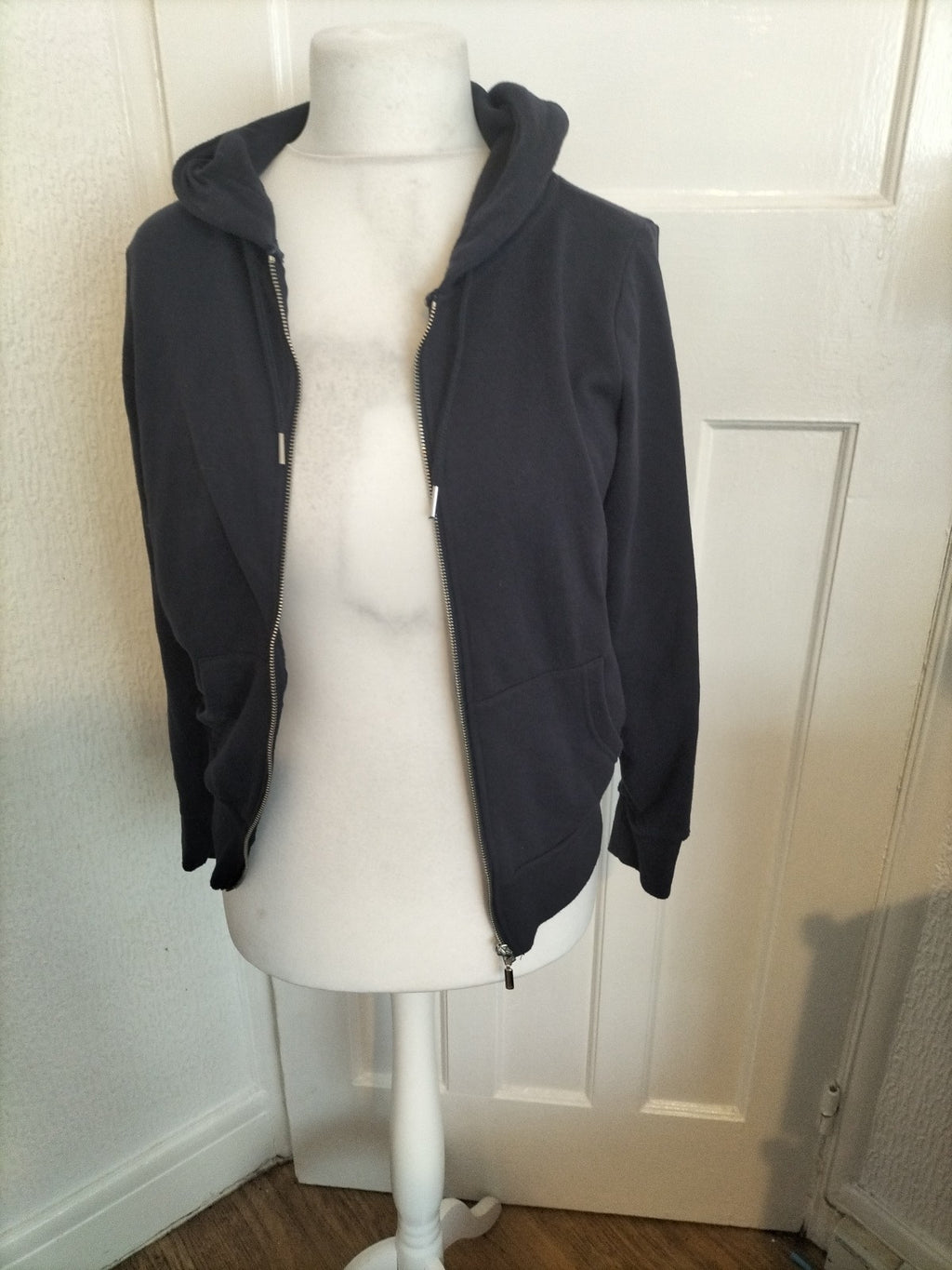Ladies Atmosphere Size 12 Navy Hoodie Zipped