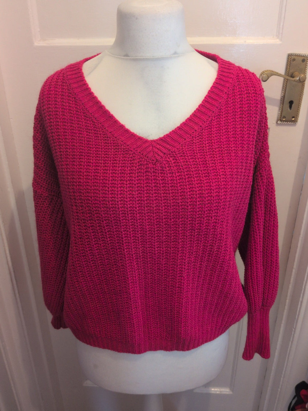 Luca Vanucci Large Cerise Knit Jumper