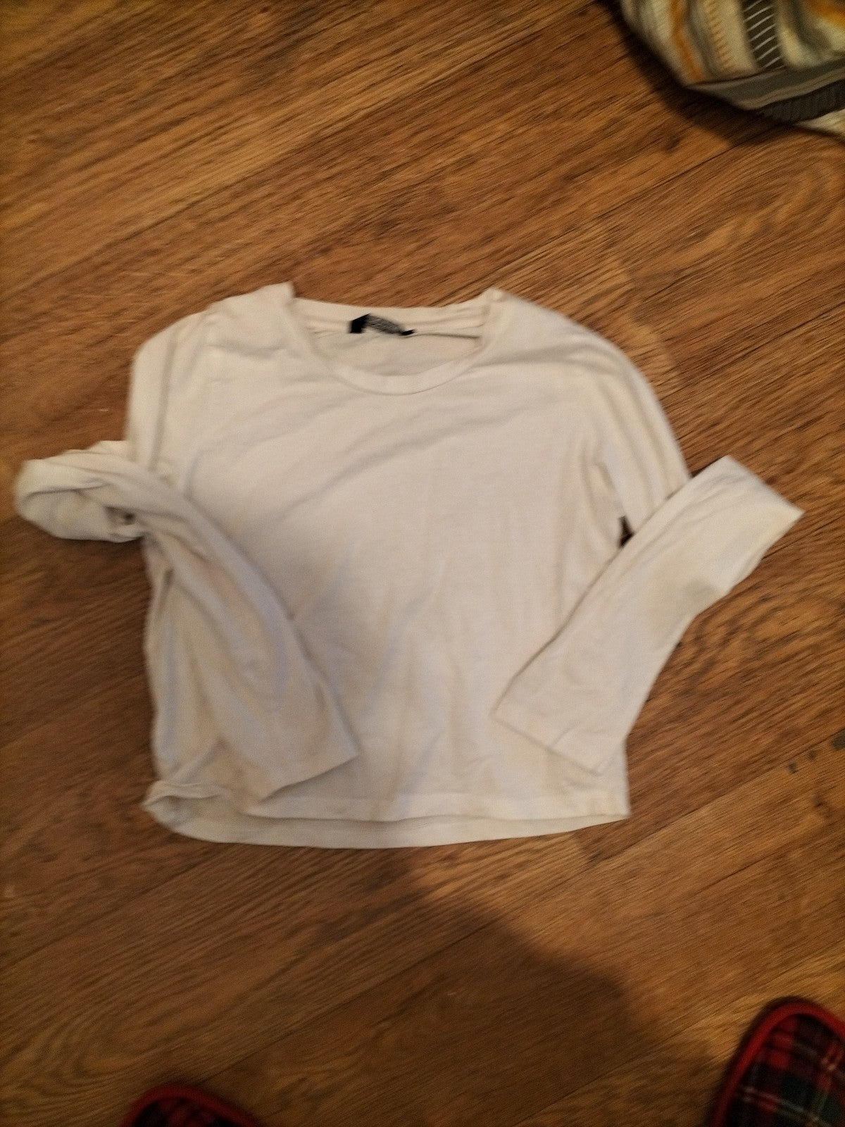 Girls Select Age 13-14 Years White Long Sleeved Tshirt
