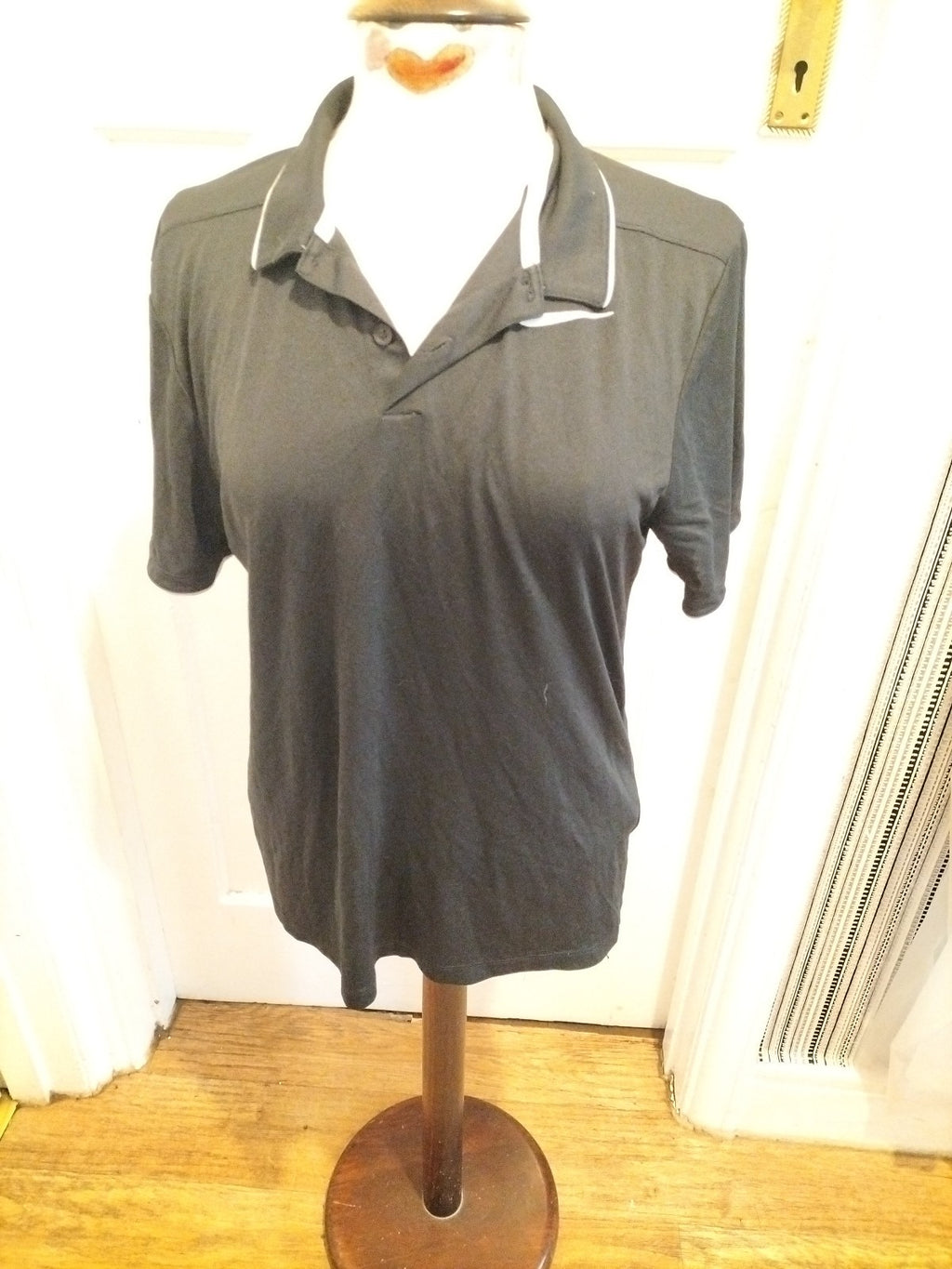 Mens Nike Golf Size Small Black Dri Fit Polo