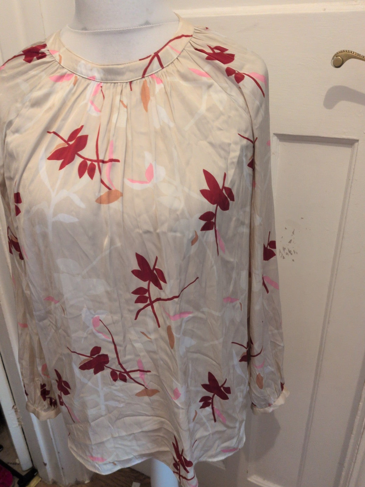 M&S Collection 18 Multicoloured Long Sleeve Blouse