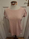 Ladies Next Size 6 Pink Cap Sleeve Tee
