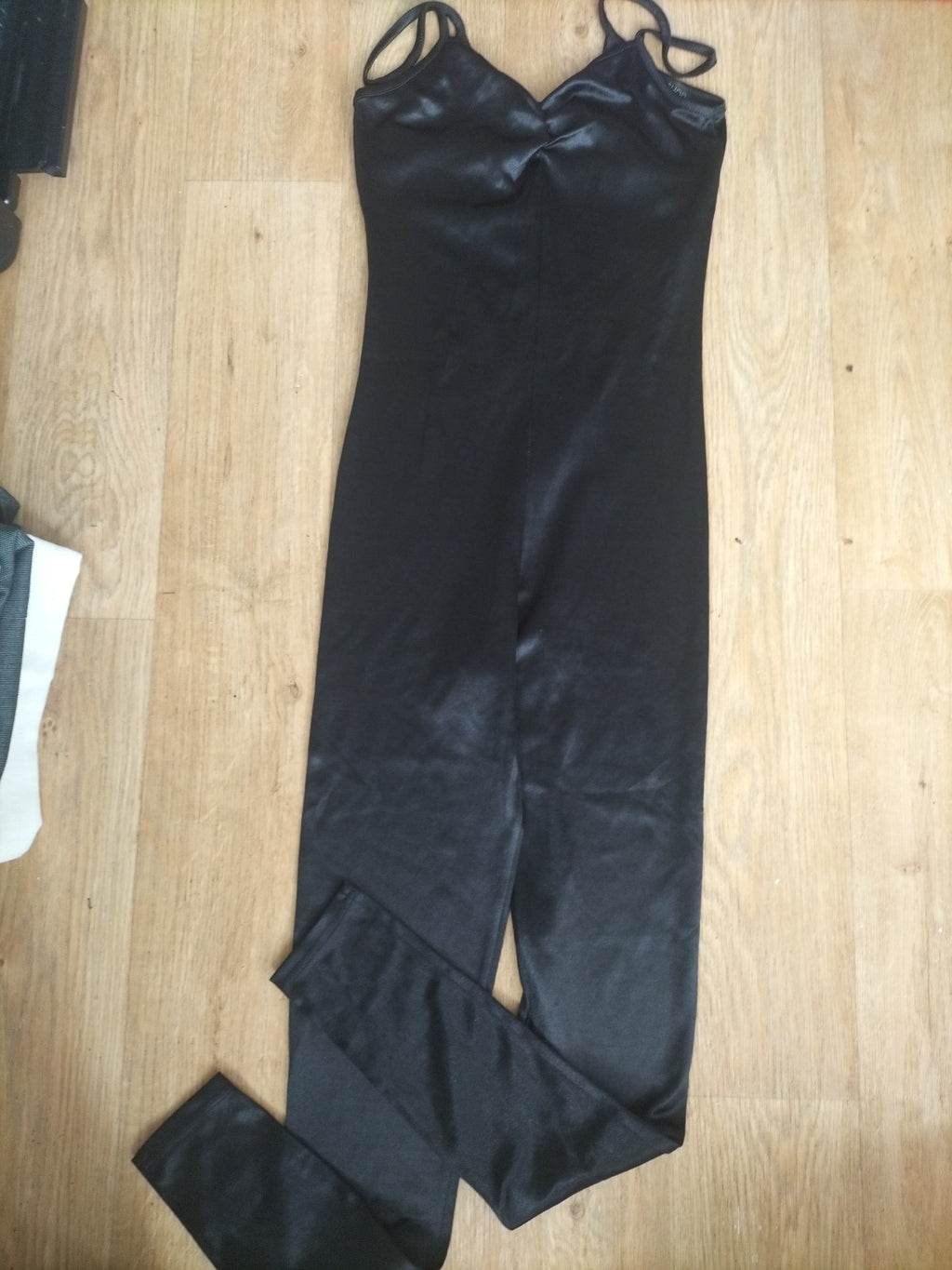 Ladies Topshop Size 8 Black Sleeveless Jumpsuit