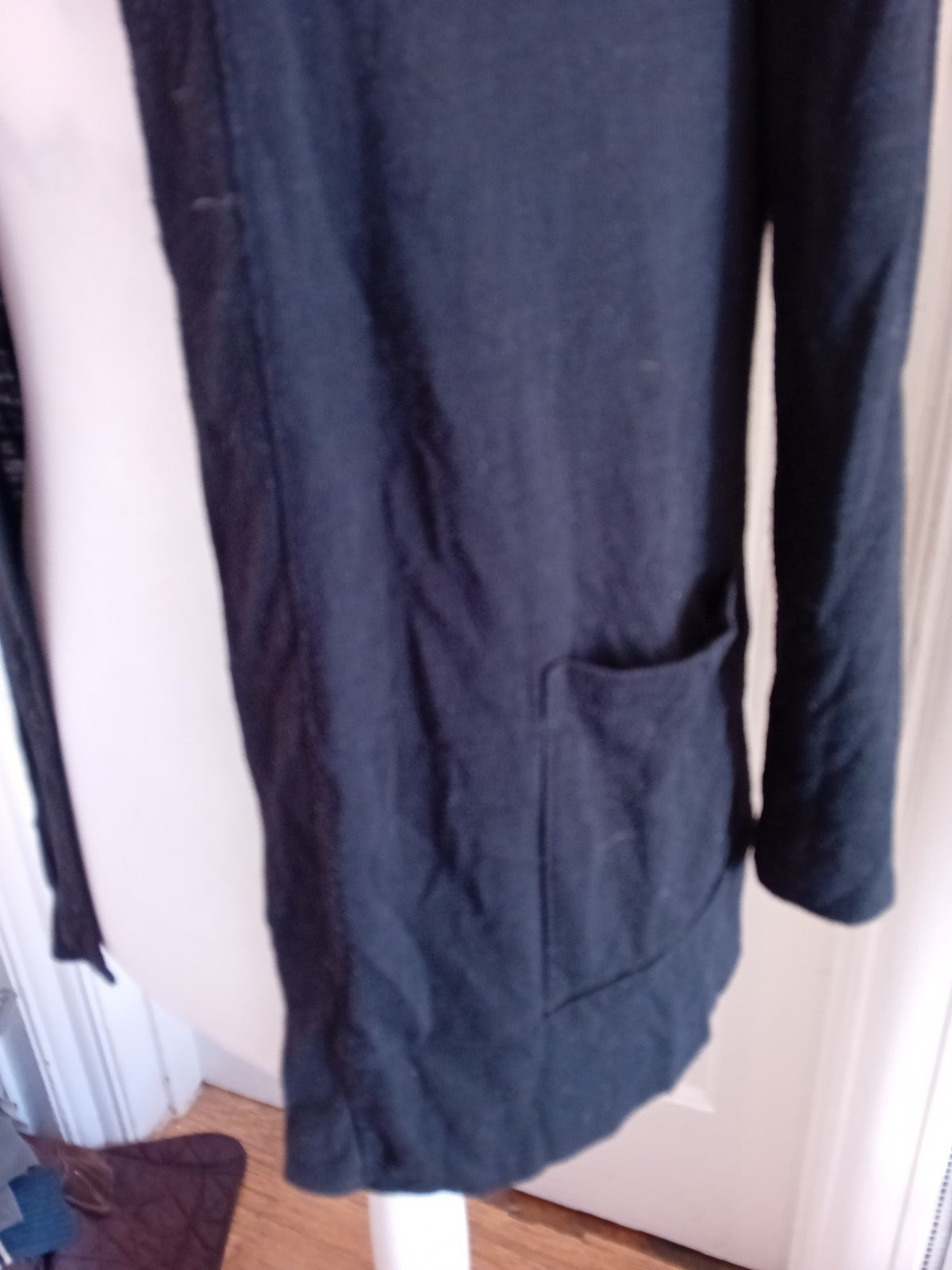 Papaya 10 Black Open Blouse/Cardigan
