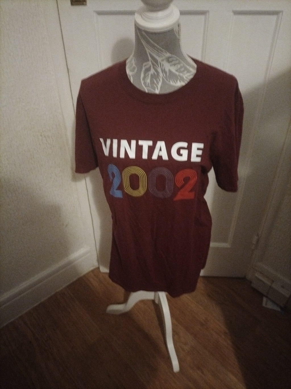 Mens Gildan Size Medium Burgundy Tshirt
