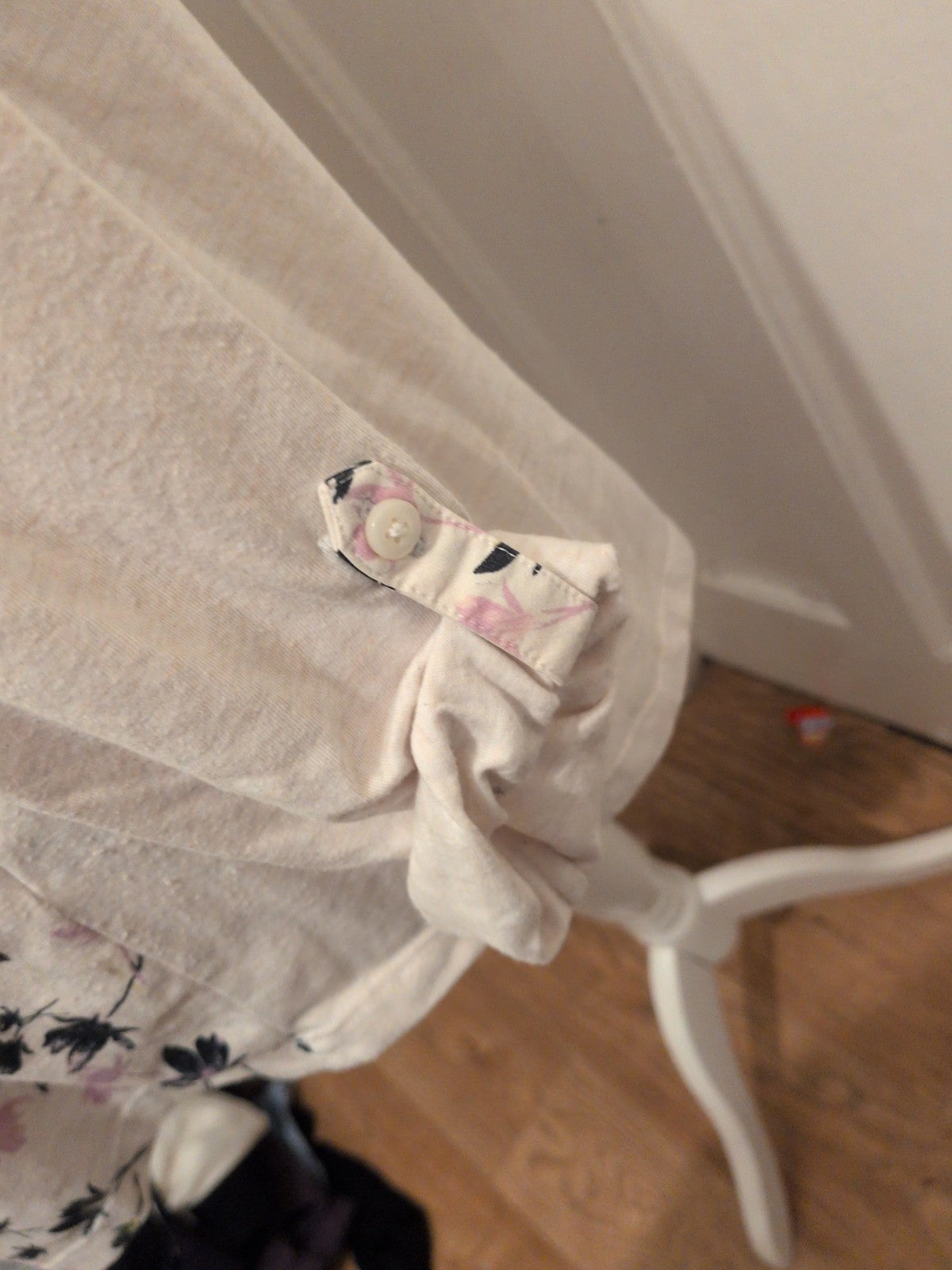 Marks And Spencer 18 Ivory Floral Long Sleeve Blouse