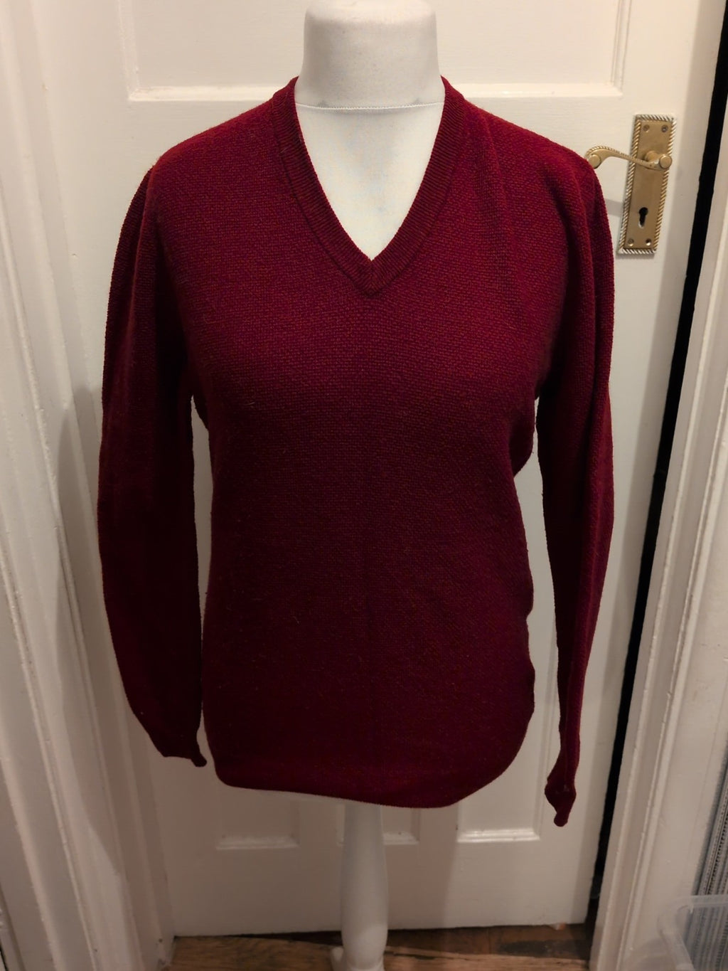 Hammond&Co Small Purple V Neck Pullover Jumper