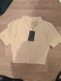 Brand New L/XL Beige Sports Suit Top
