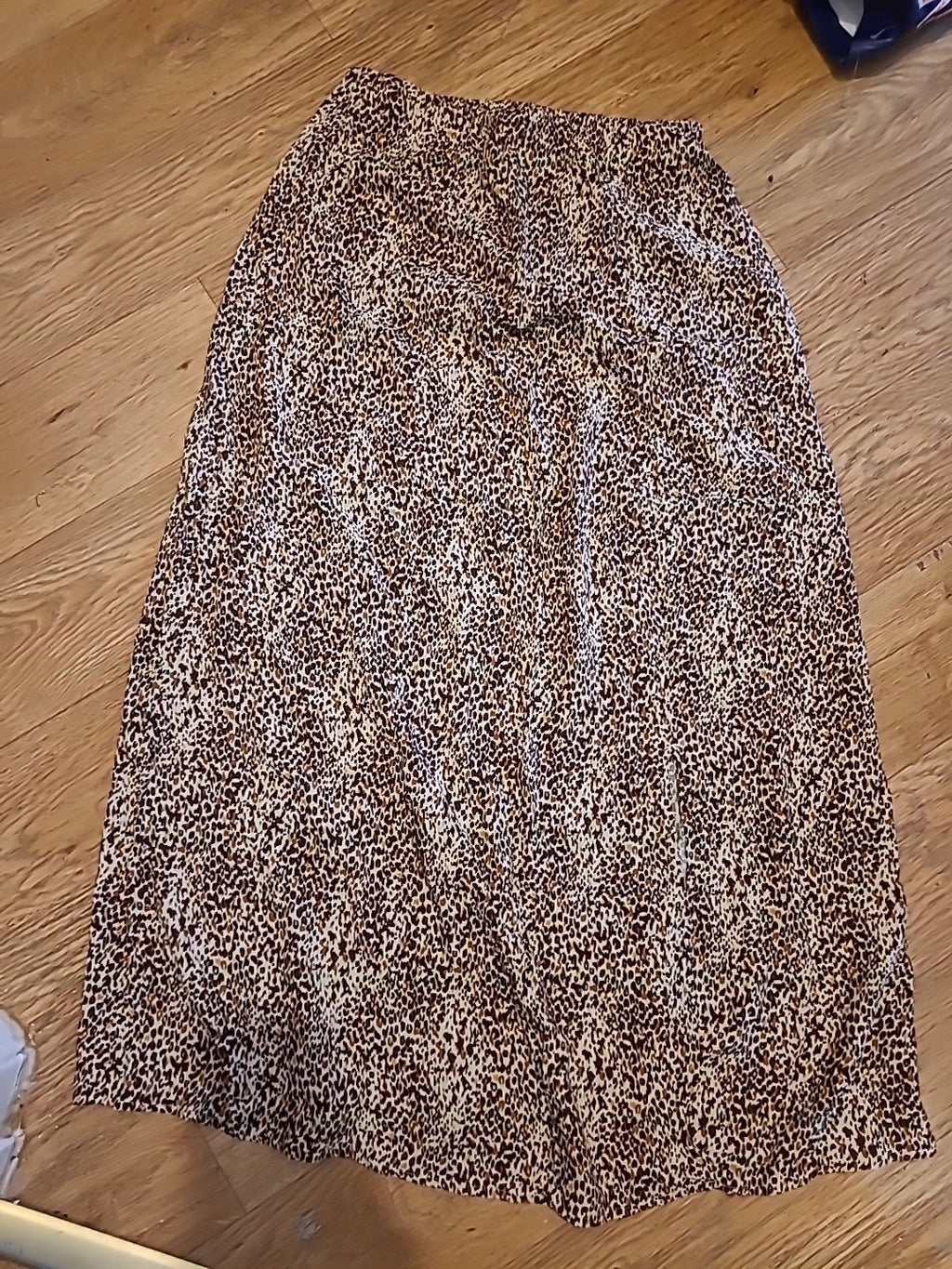 Ladies B.Young Size Euro 36 Leopard Print Elasticated Long Length Skirt