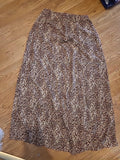 Ladies B.Young Size Euro 36 Leopard Print Elasticated Long Length Skirt