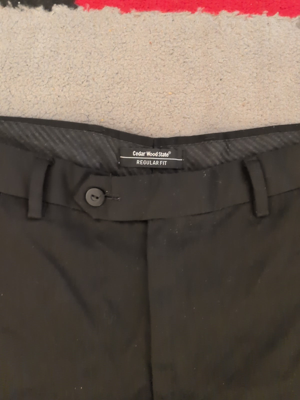 Cedarwood State 34short Black Trousers