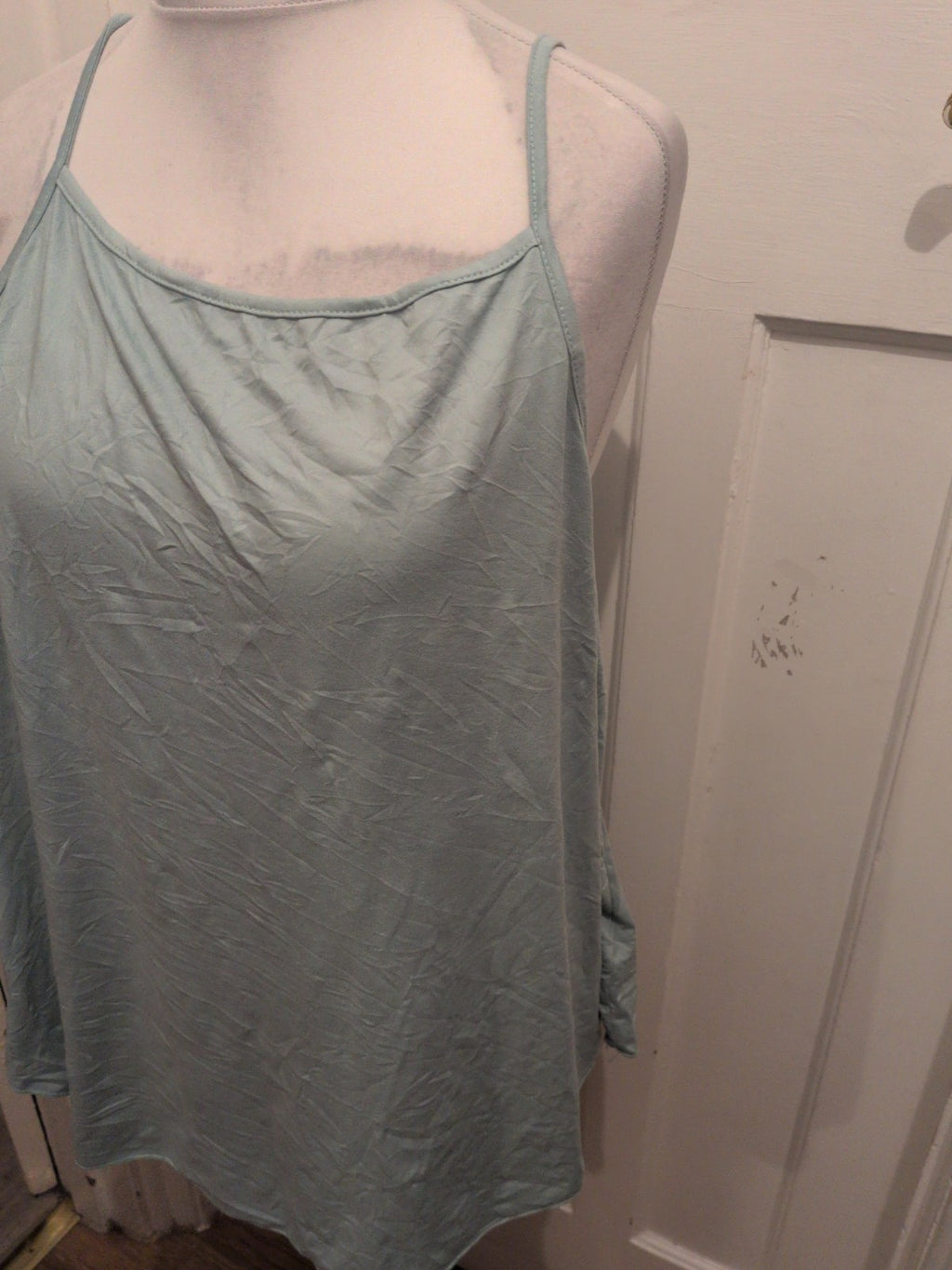 Shein Curve 3XL Green Sleeveless Cami T-shirt